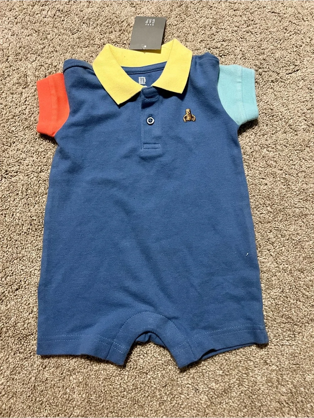 NWT collared onesie